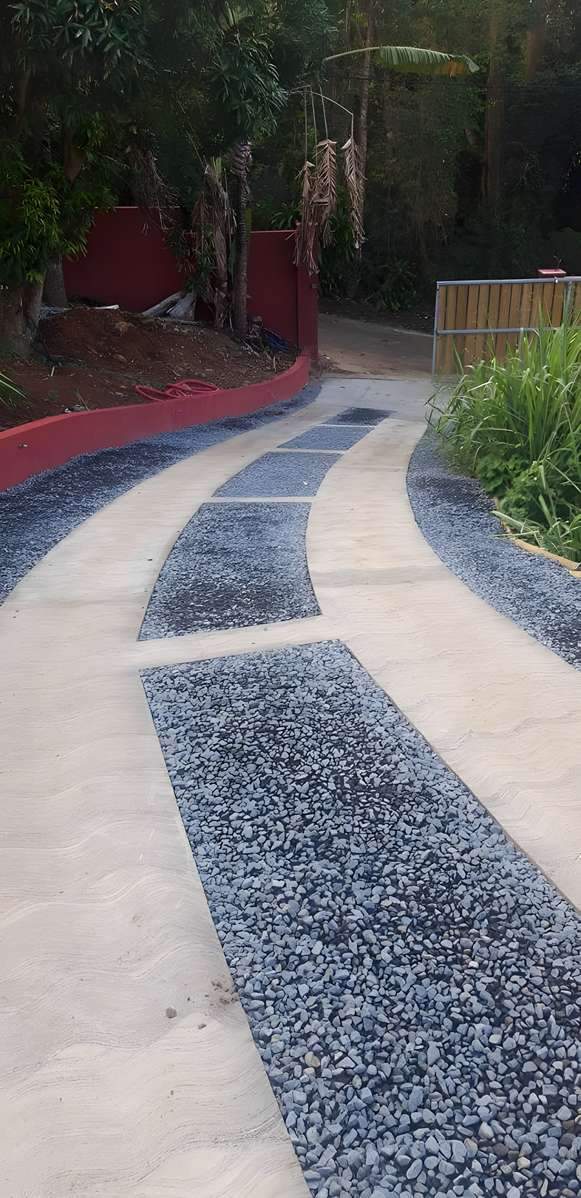 Allée extérieur maison Guadeloupe