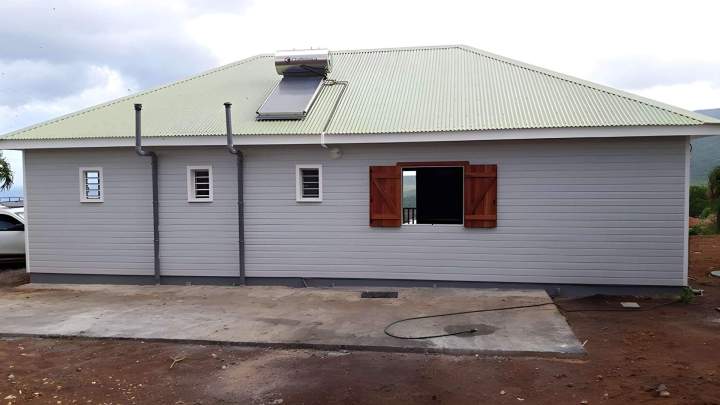 Réalisation maison à ossature métallique Guadeloupe